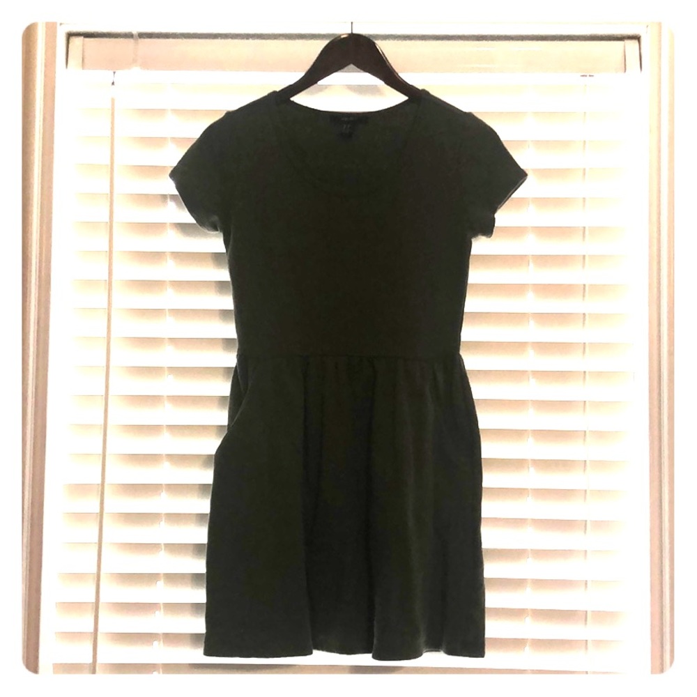 Olive F21 t-shirt dress w/pockets